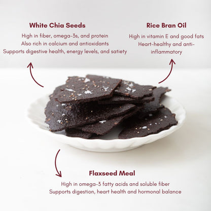 RÓA DAILY SEA SALT WITH CHIA SEED BROWNIE BRITTLE 30G