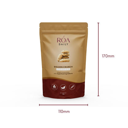 RÓA DAILY GOLDEN CRUNCH COOKIES 30G