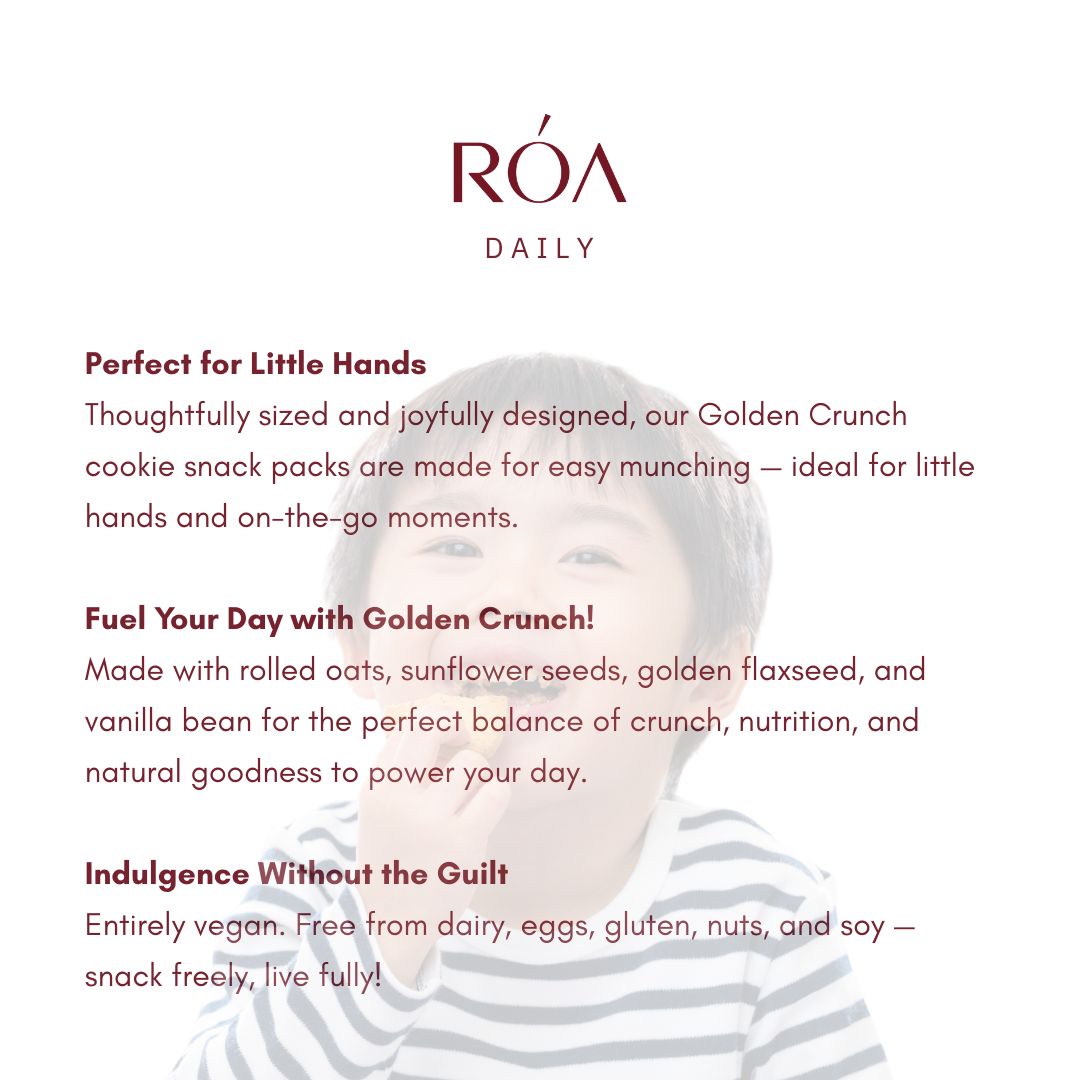 RÓA DAILY GOLDEN CRUNCH COOKIES 30G