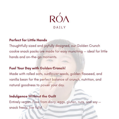 RÓA DAILY GOLDEN CRUNCH COOKIES 30G